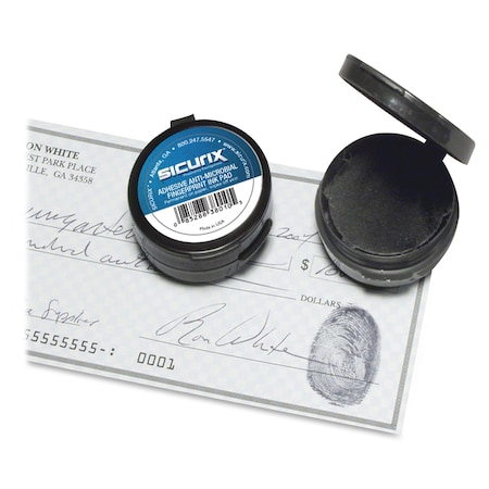 Sicurix PAD, INK, FINGERPRINT, BLACK BAU38010